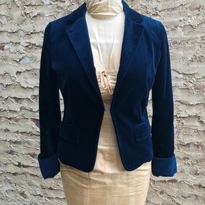 J. Crew velvet jacket